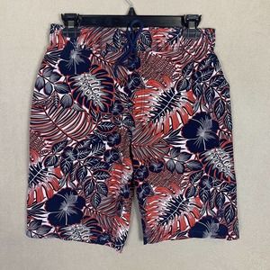 Coolibar Swim Trunk Mens S Multicolor Lined Elastic Waist Drawstring Regular Fit